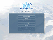 Tablet Screenshot of northfreeze-group.com